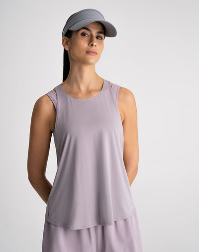 Camiseta esqueleto deportiva mujer antibacterial morada