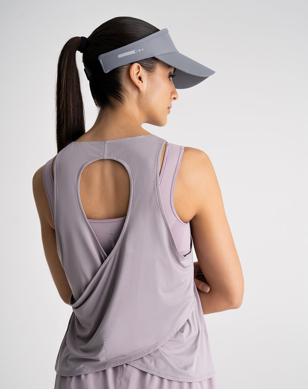 Camiseta esqueleto deportiva mujer antibacterial morada