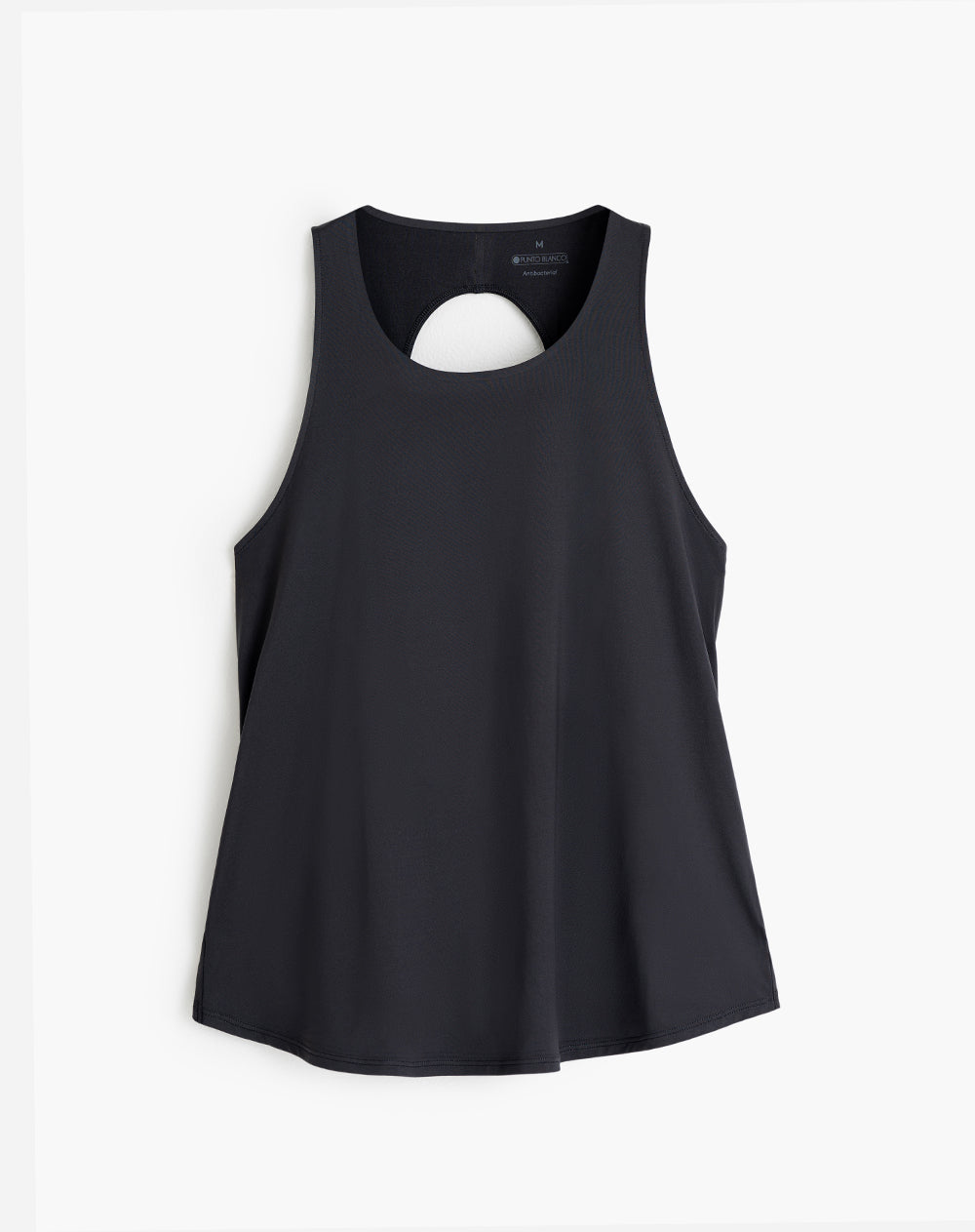 Camiseta esqueleto deportiva mujer antibacterial negra