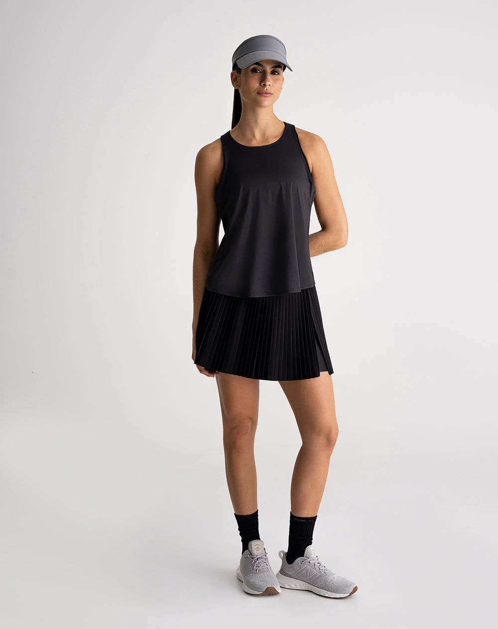 Camiseta esqueleto deportiva mujer antibacterial negra