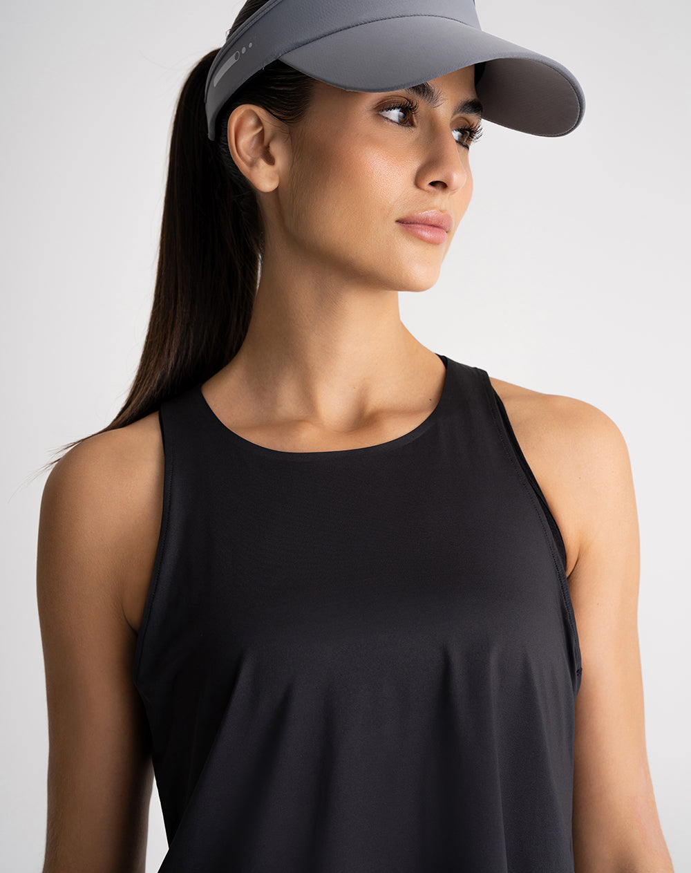 Camiseta esqueleto deportiva mujer antibacterial negra