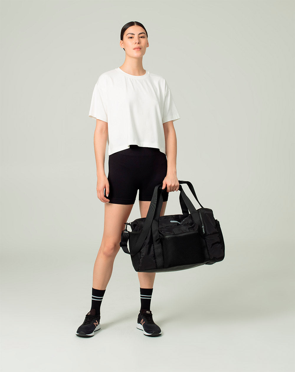 Camiseta deportiva mujer tacto suave habana