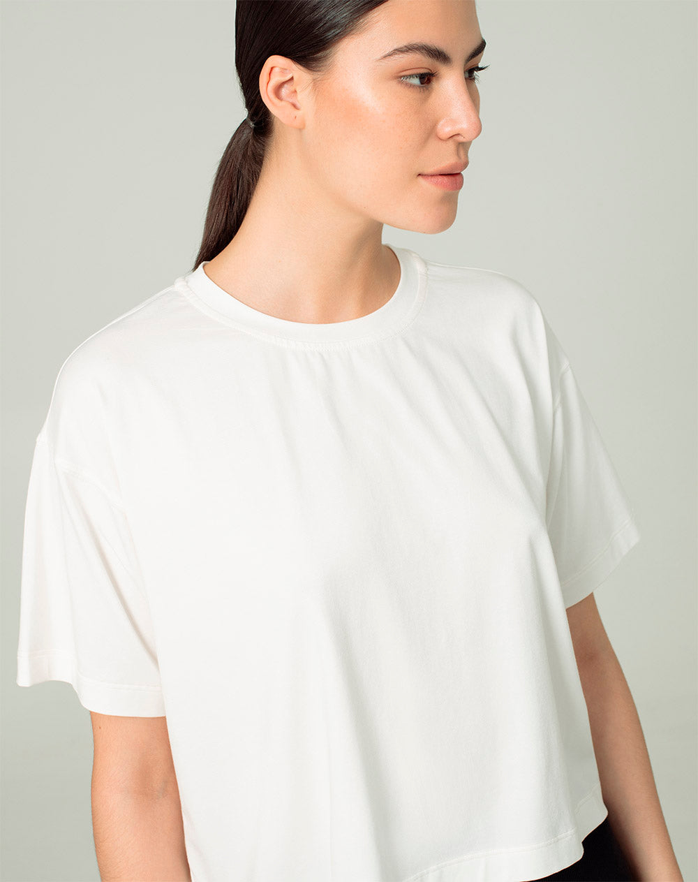 Camiseta deportiva mujer tacto suave habana