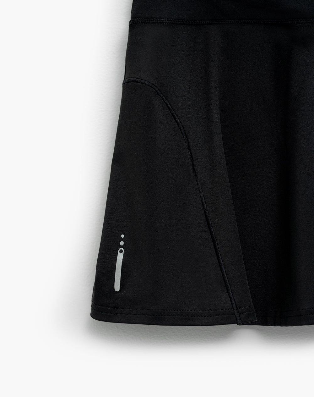 Falda de tenis ciclista interno negra mujer