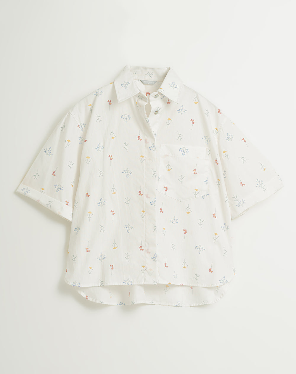 Camisa de pijama mujer algodón blanca