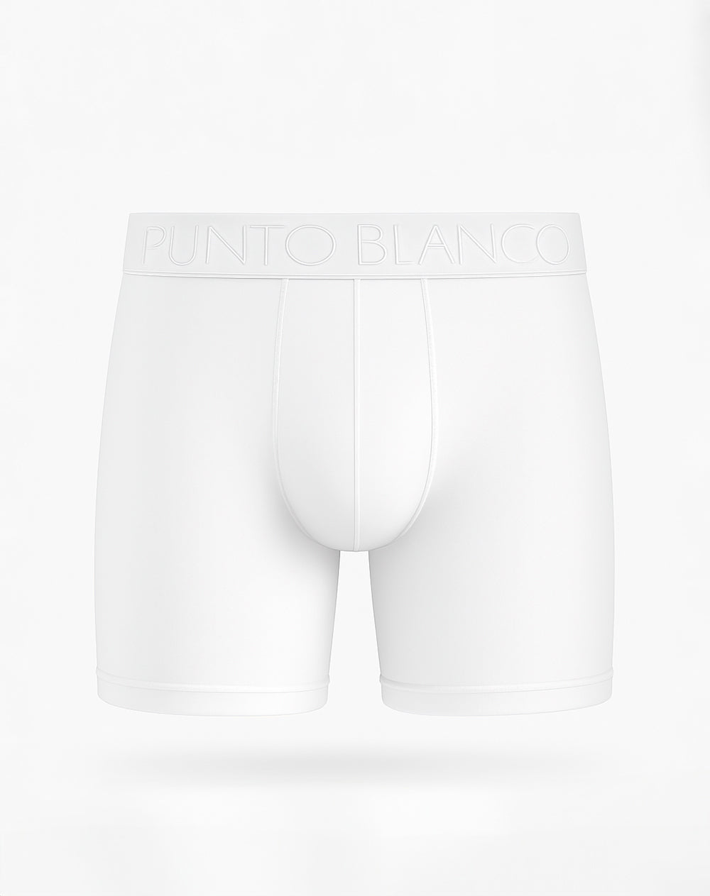 Bóxer deportivo largo microfibra blanco