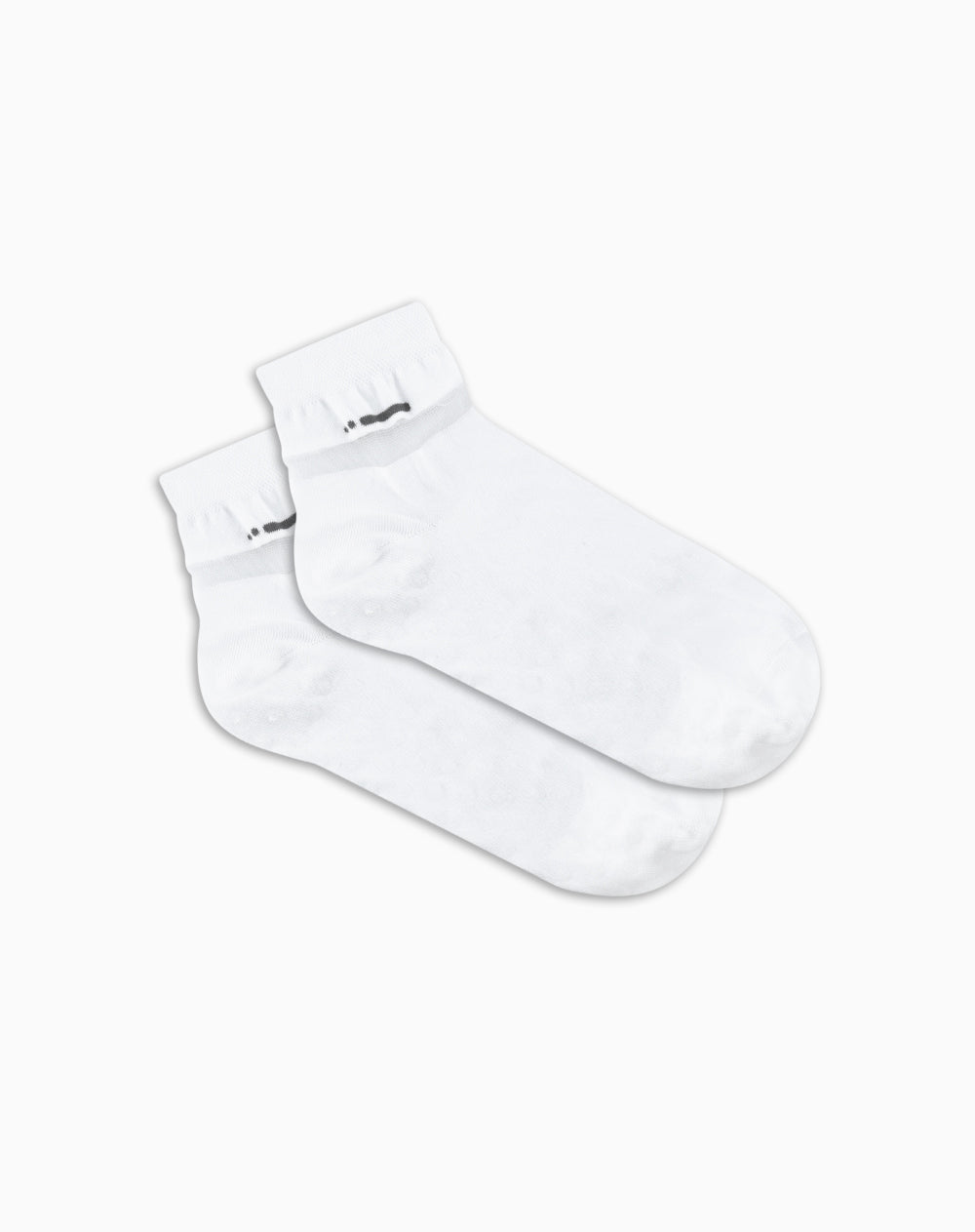 Medias deportivas mujer tobillera antideslizante blancas