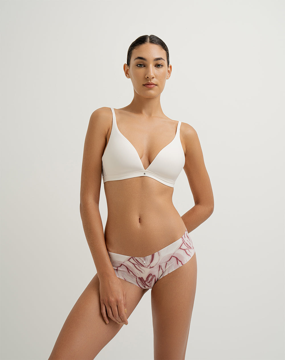 Panty cachetero microfibra invisible estampado