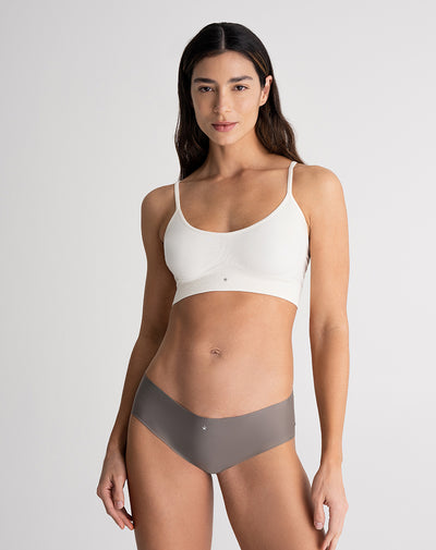 Panty cachetero invisible gris