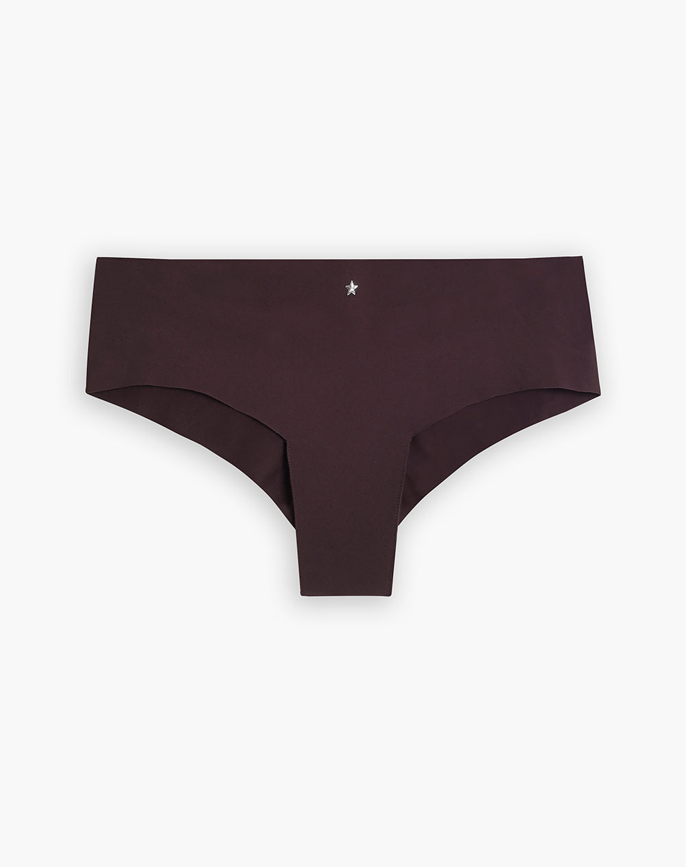 Panty cachetero en punto tiro medio vinotinto