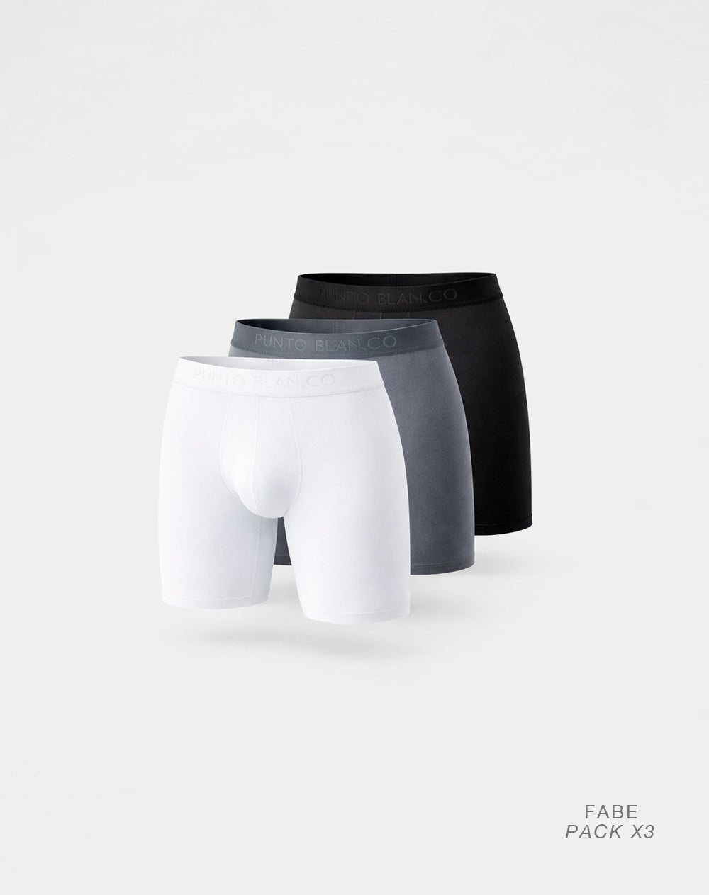 Bóxer deportivo largo microfibra x3unds surtido