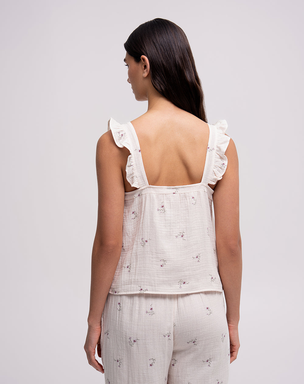 Blusa de tiras boleros regular estampada mujer