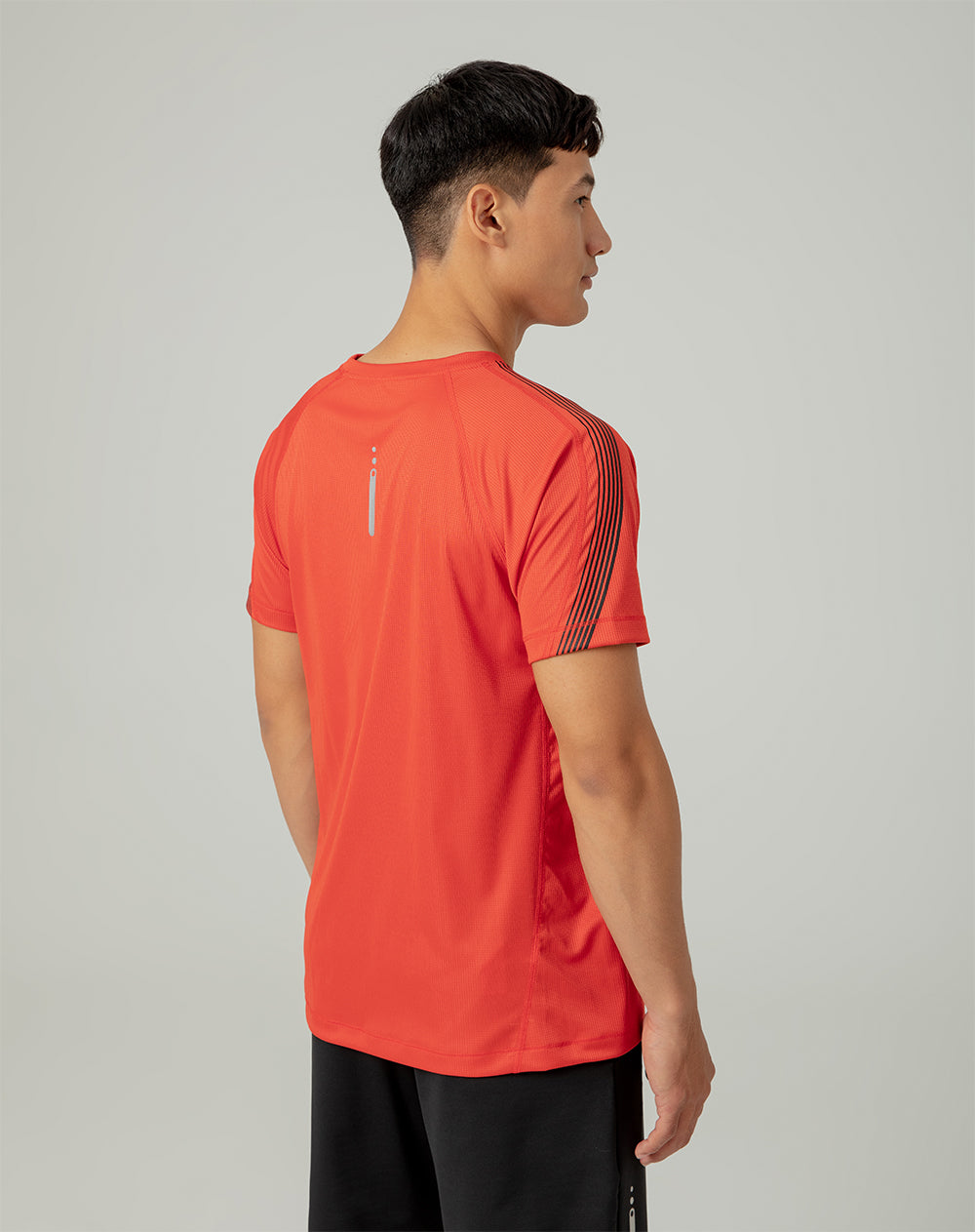 Camiseta regular fit manga corta roja