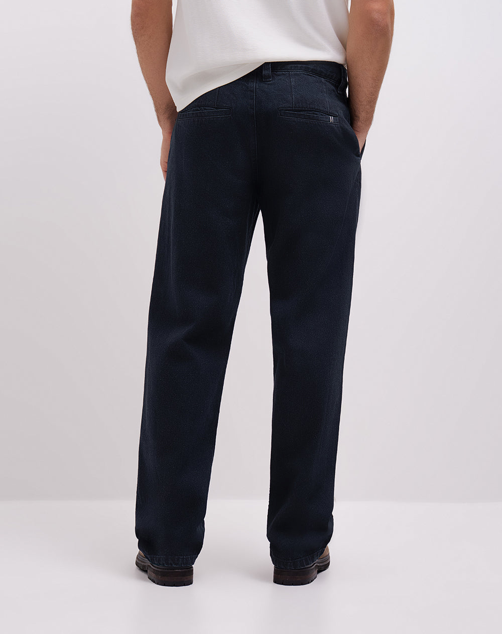 Jean regular fit tiro medio indigo oscuro