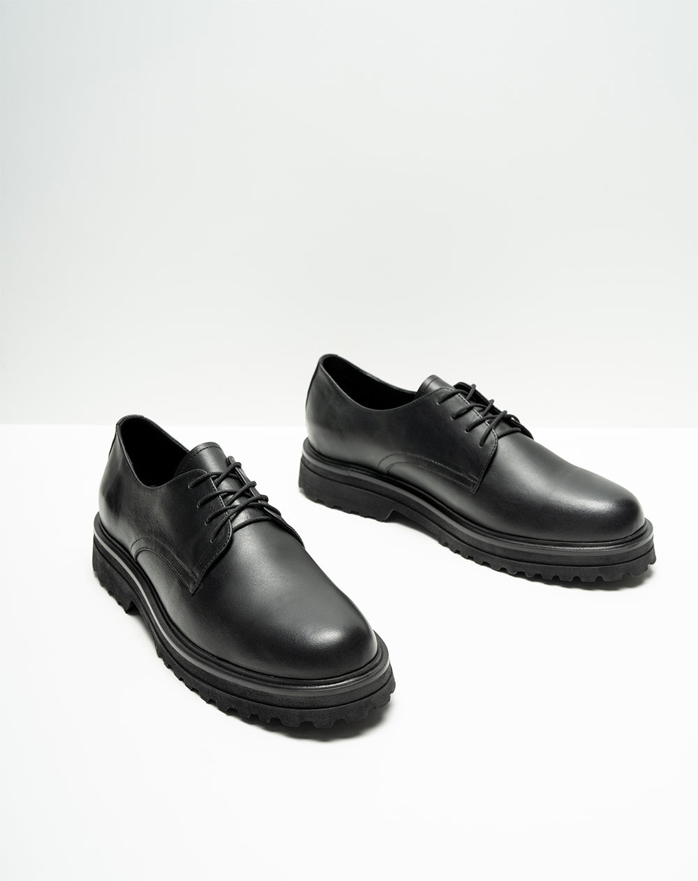 Zapatos blucher negros hombre