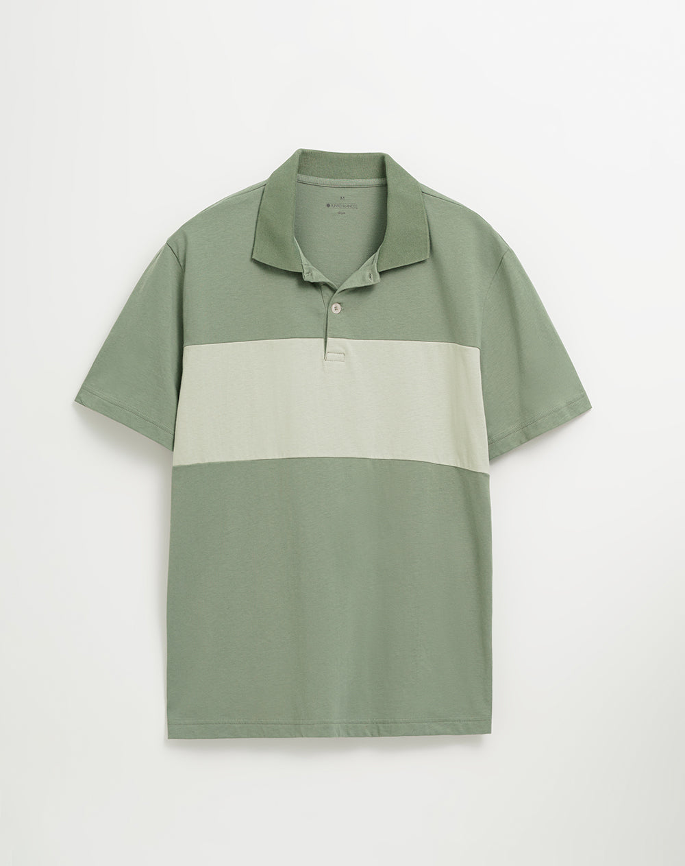 Polo algodón verde hombre