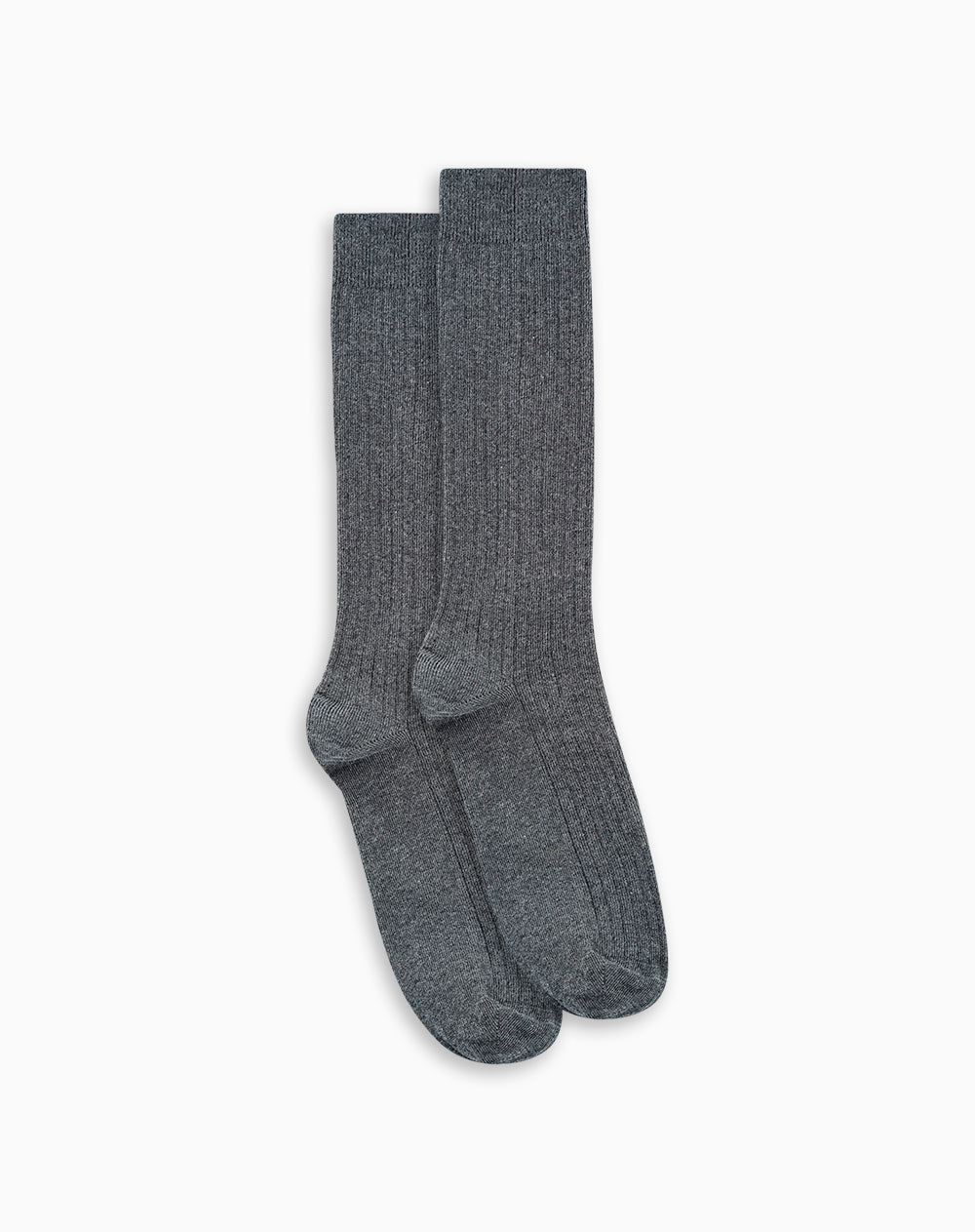 Medias hombre largas algodón grises