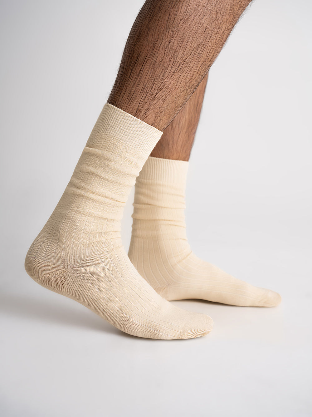 Medias hombre largas habano