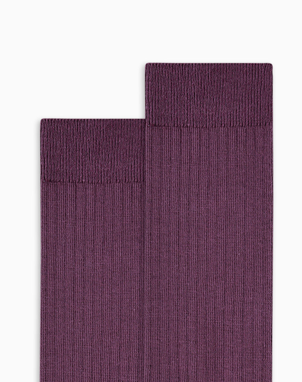 Medias hombre largas algodón vinotinto