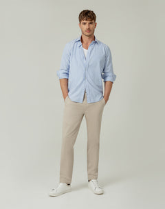 Pantalón chino regular algodón habano hombre