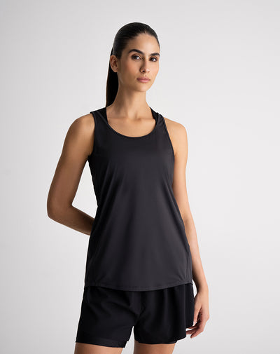 Camiseta esqueleto deportiva mujer secado rápido negra