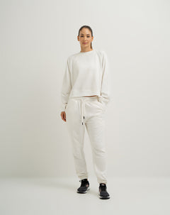 Jogger algodón habano mujer