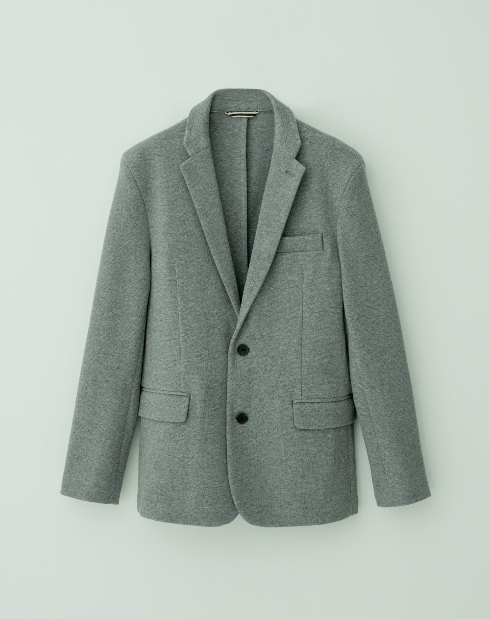 Blazer regular con forro gris hombre
