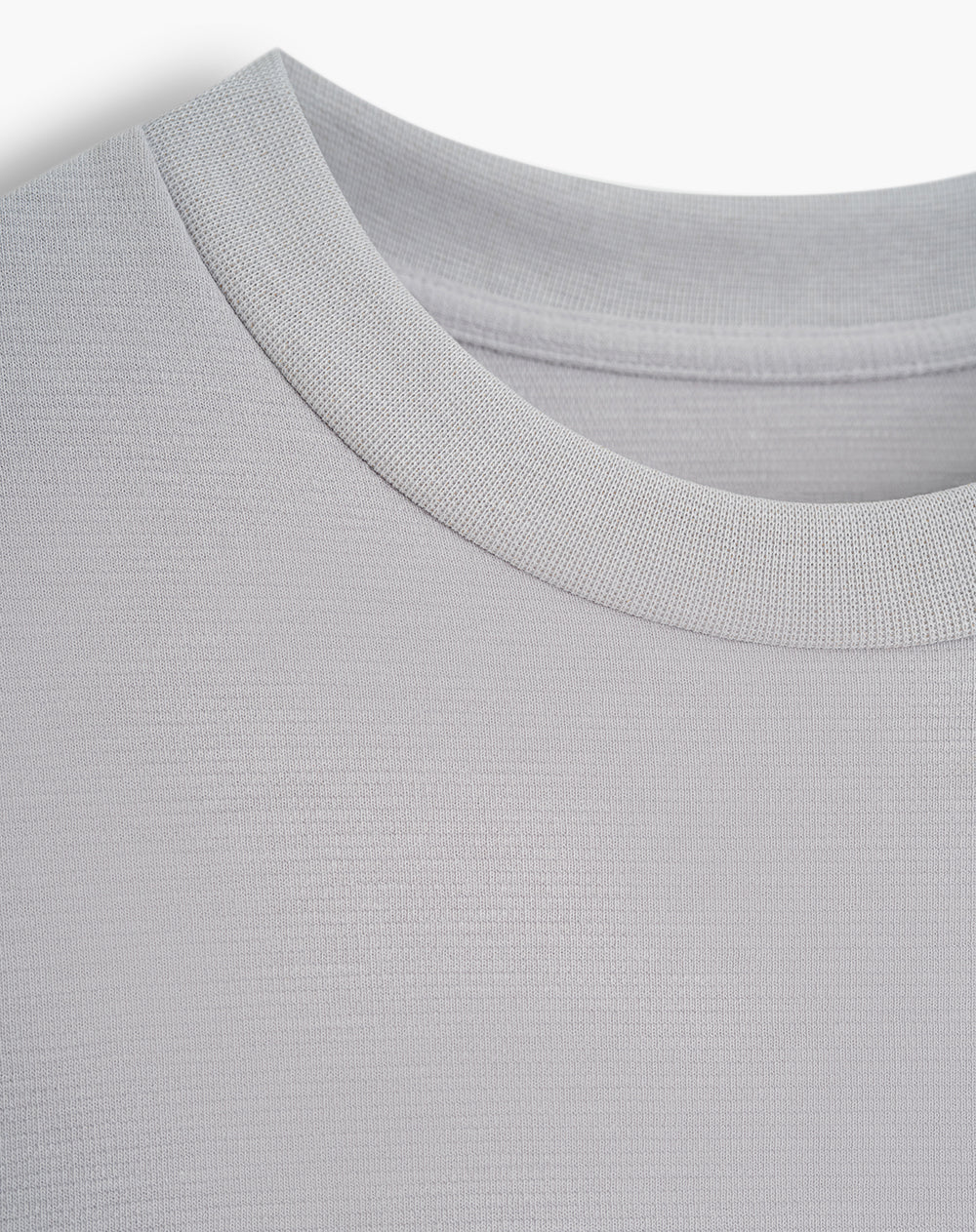 Camiseta regular algodón gris hombre