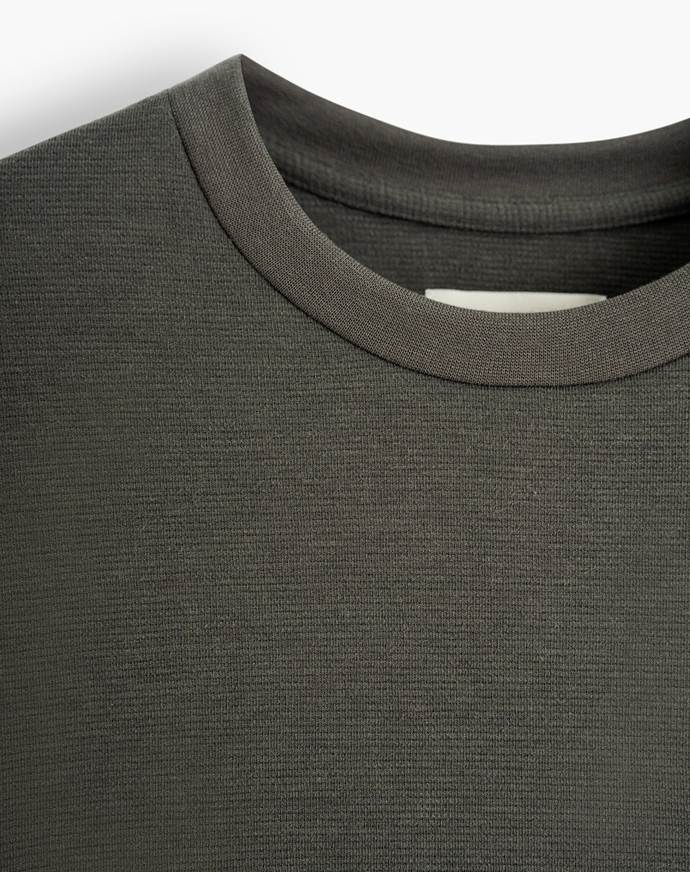 Camiseta regular algodón verde hombre