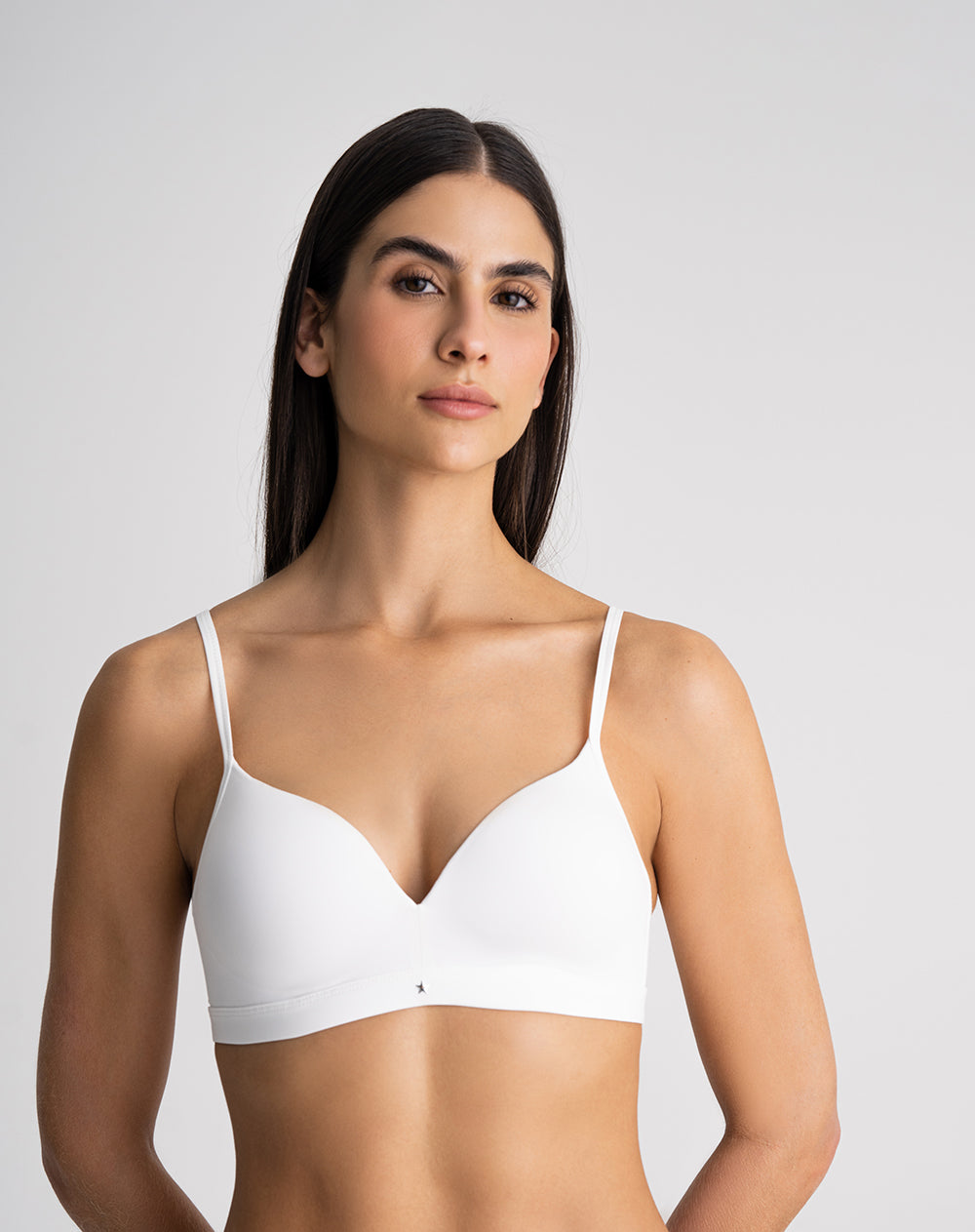 Brassier en punto soporte medio blanco