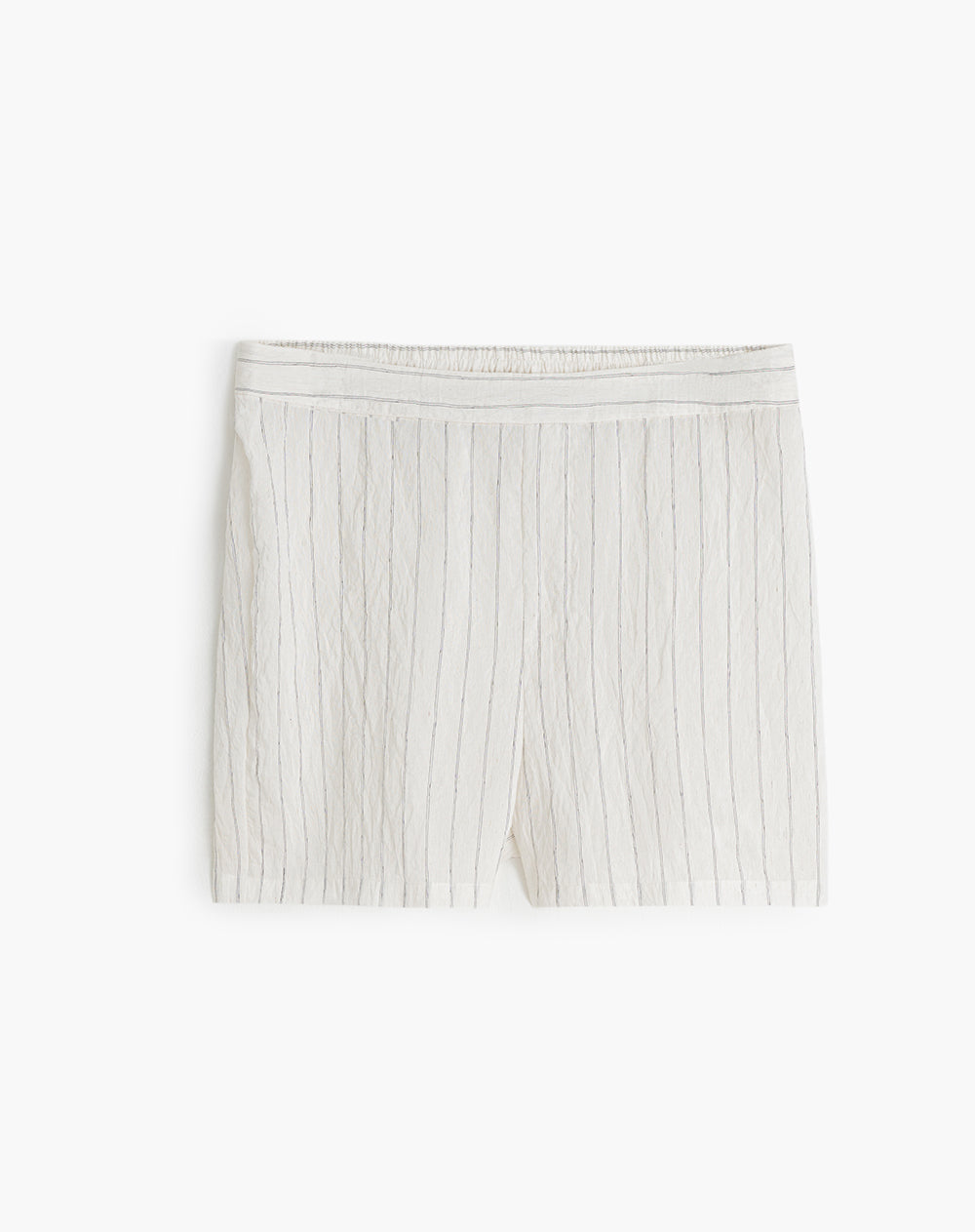 Short de pijama mujer efecto arrugado rayas