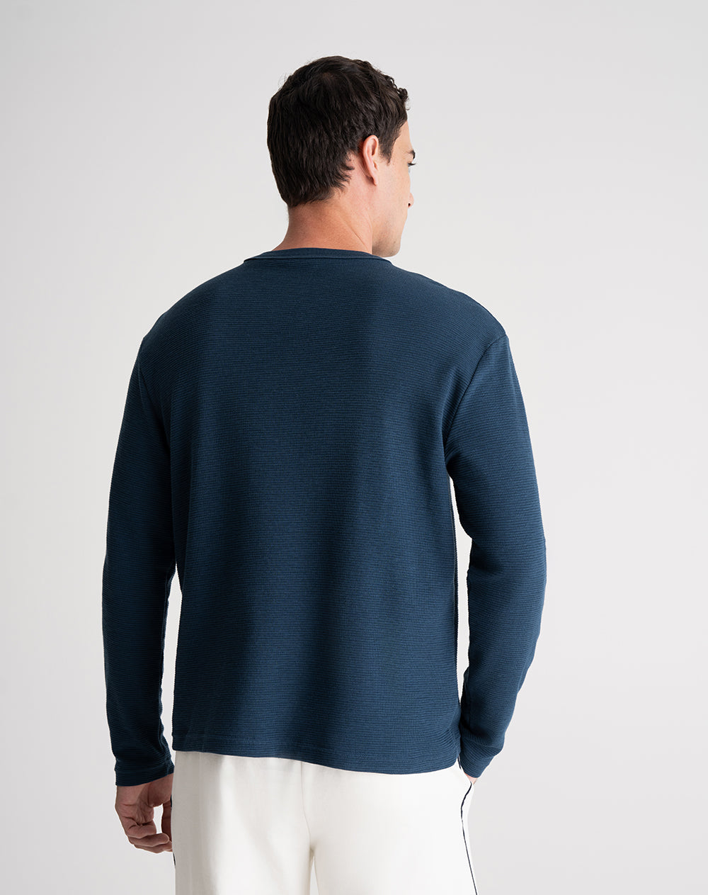 Camibuzo regular fit algodón azul hombre