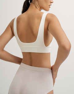 Top soporte medio seamless vainilla