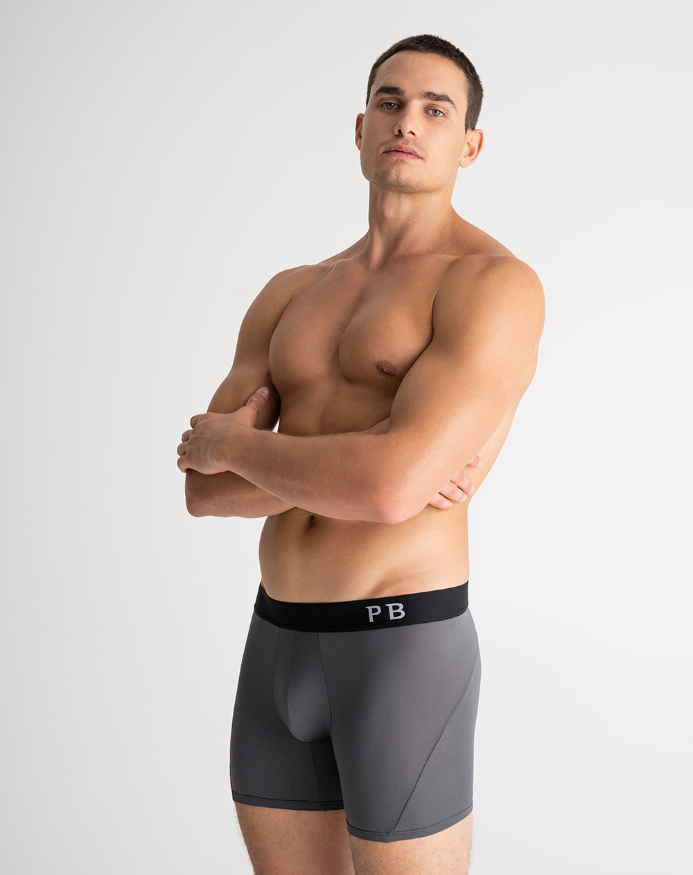 Bóxer deportivo medio microfibra x3und surtido