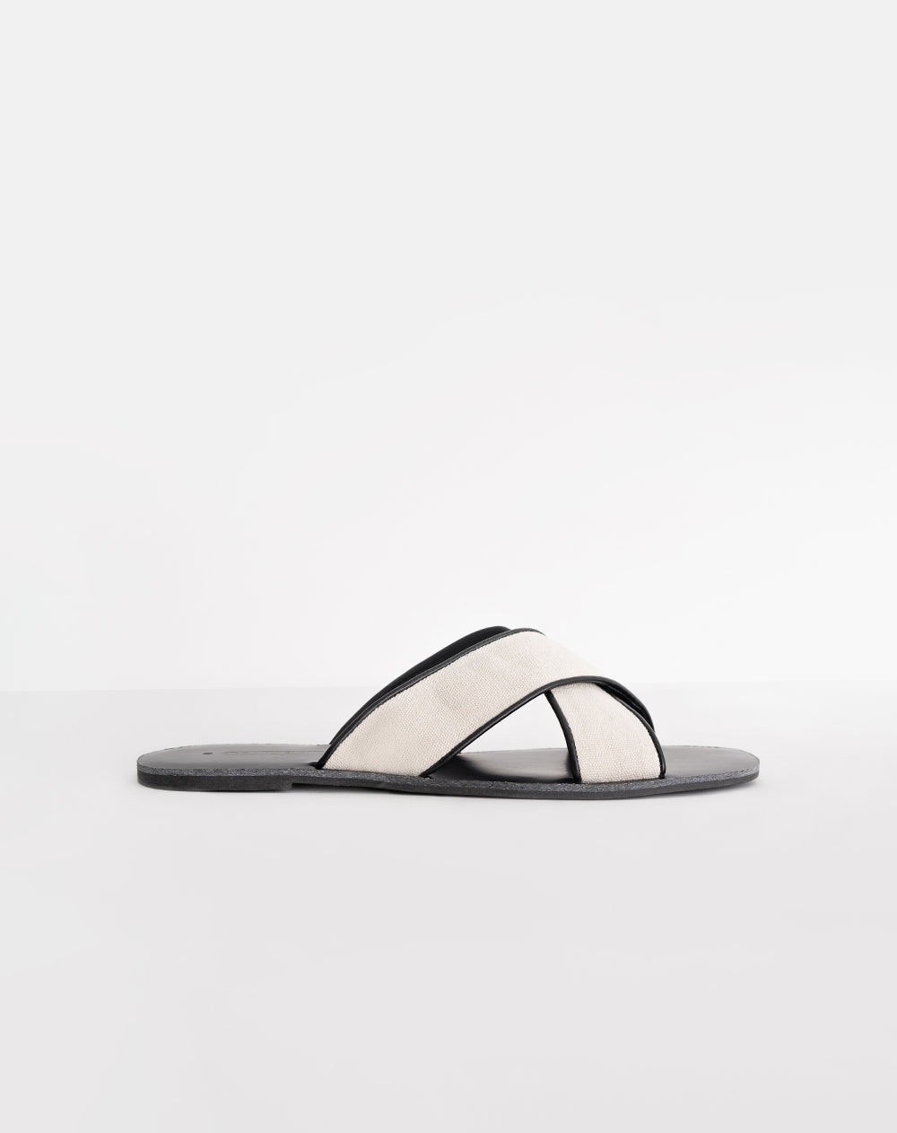 Sandalias crudo mujer