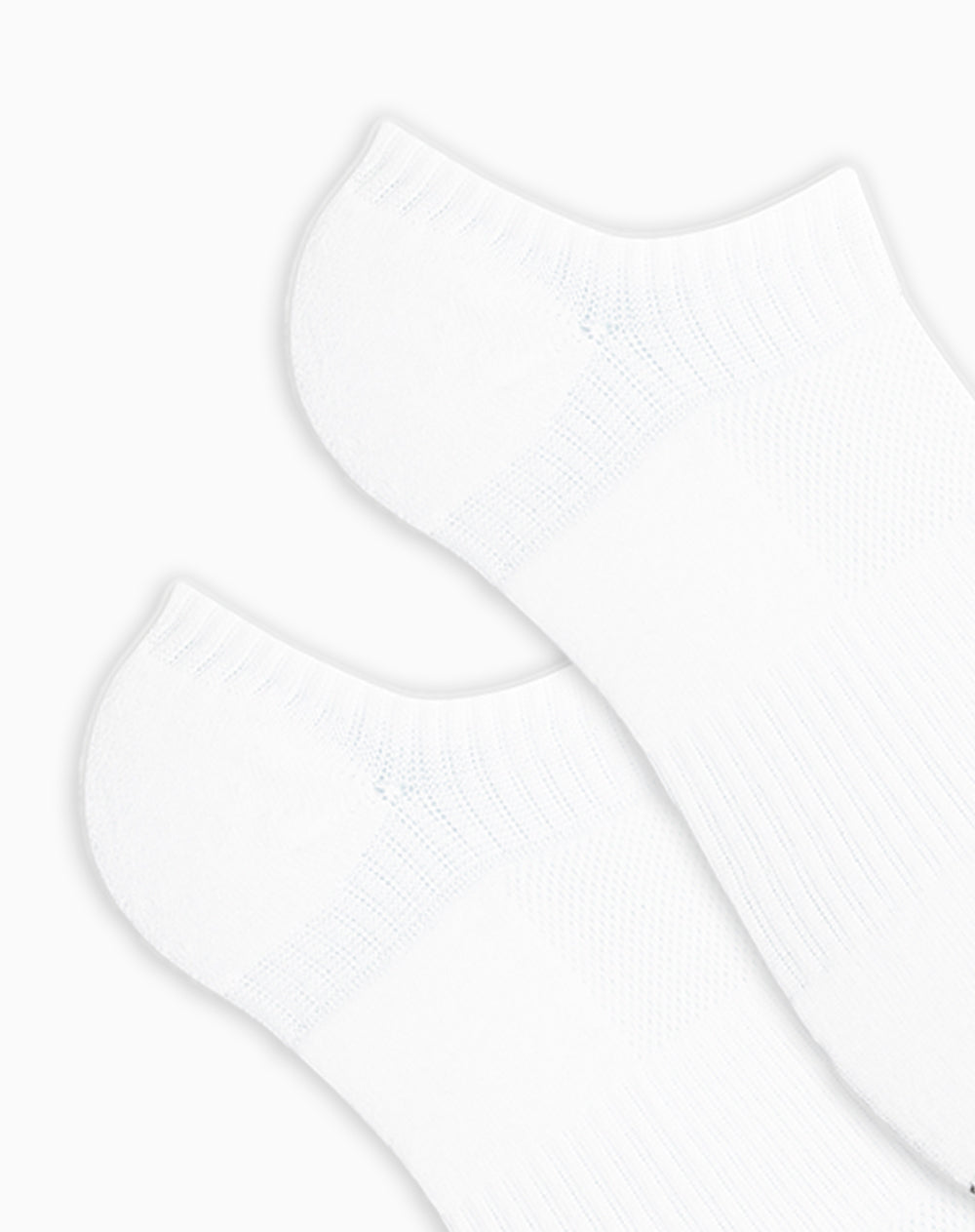 Medias deportivas mujer tobilleras cortas acolchadas blancas