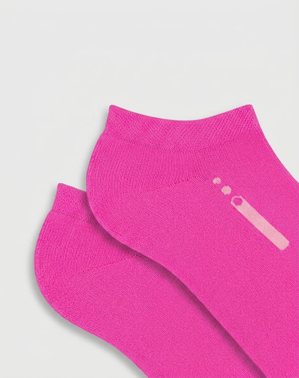Medias tobilleras fucsia fluorescente