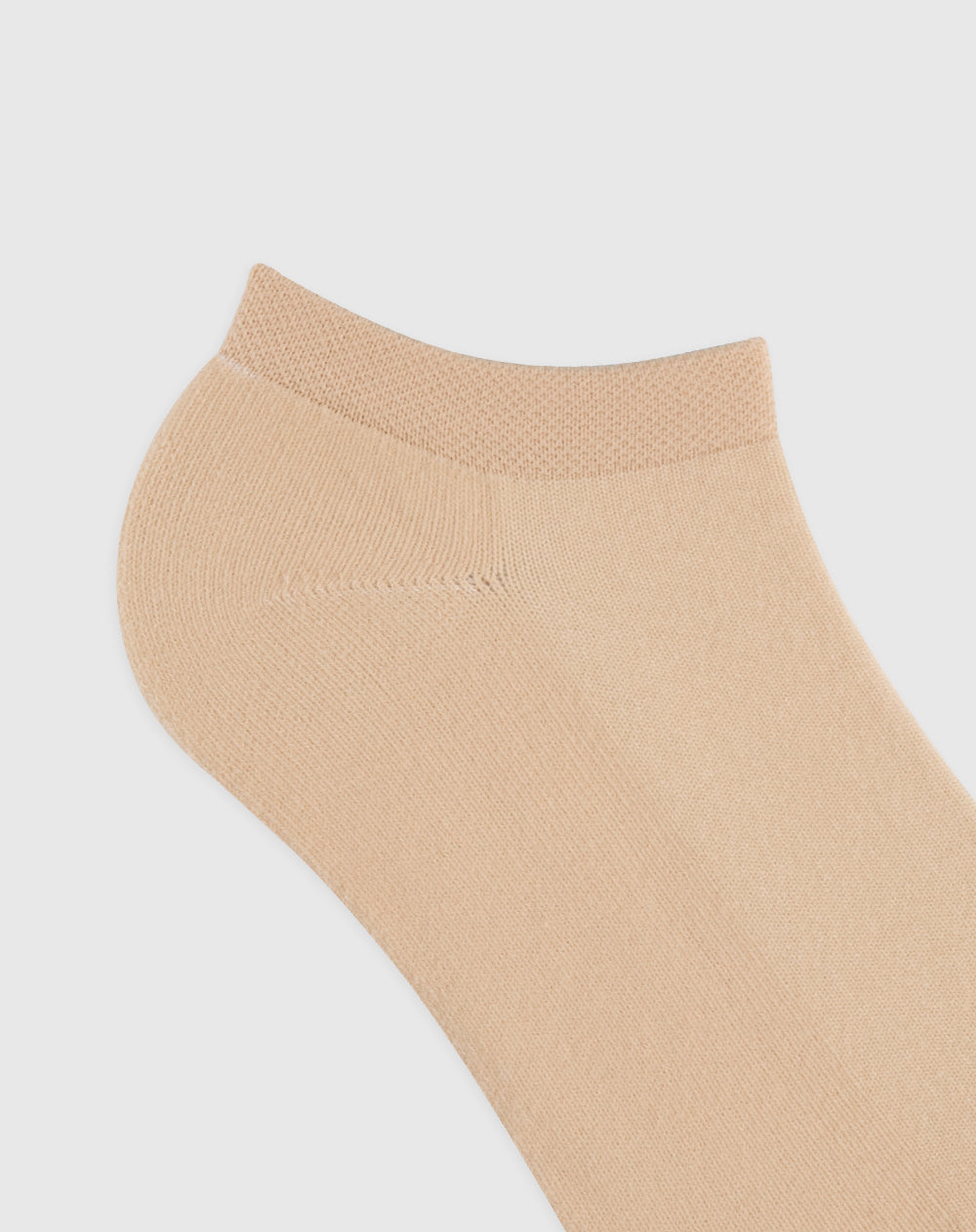 Medias mujer tobilleras cortas acolchadas caqui