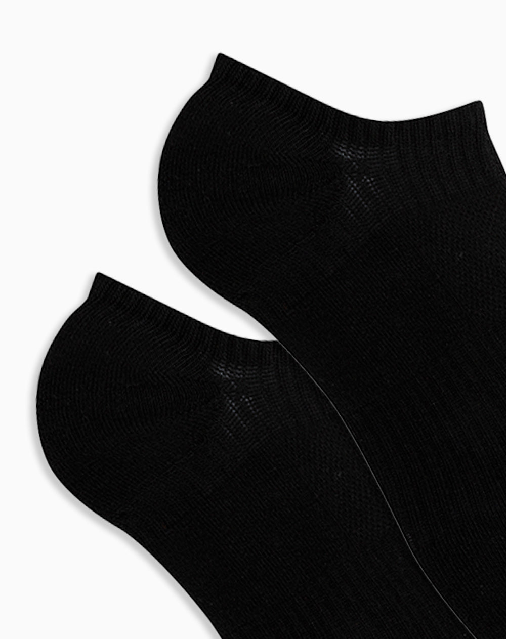 Medias deportivas mujer tobilleras cortas acolchadas negras