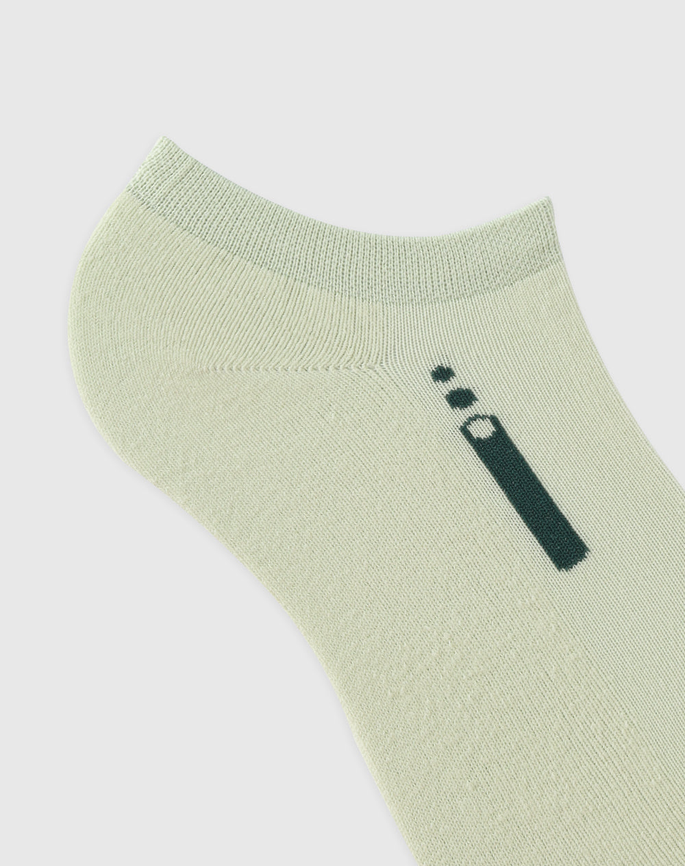 Medias mujer tobilleras cortas acolchadas verdes