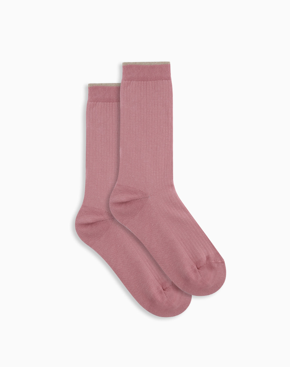 Medias mujer largas casuales rosadas