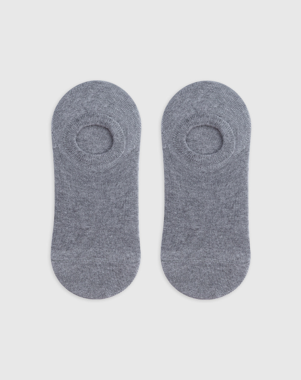 Medias mujer tobilleras cortas en algodón grises