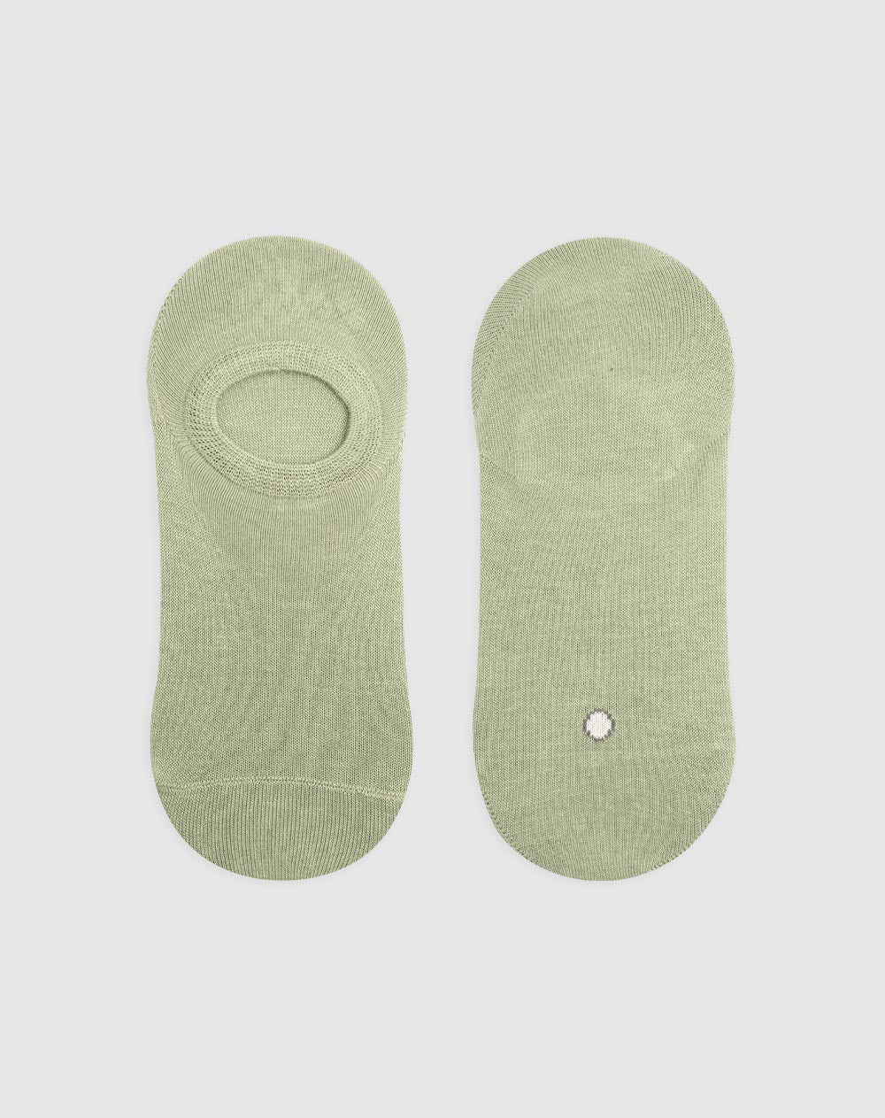 Medias mujer tobilleras cortas algodón verdes