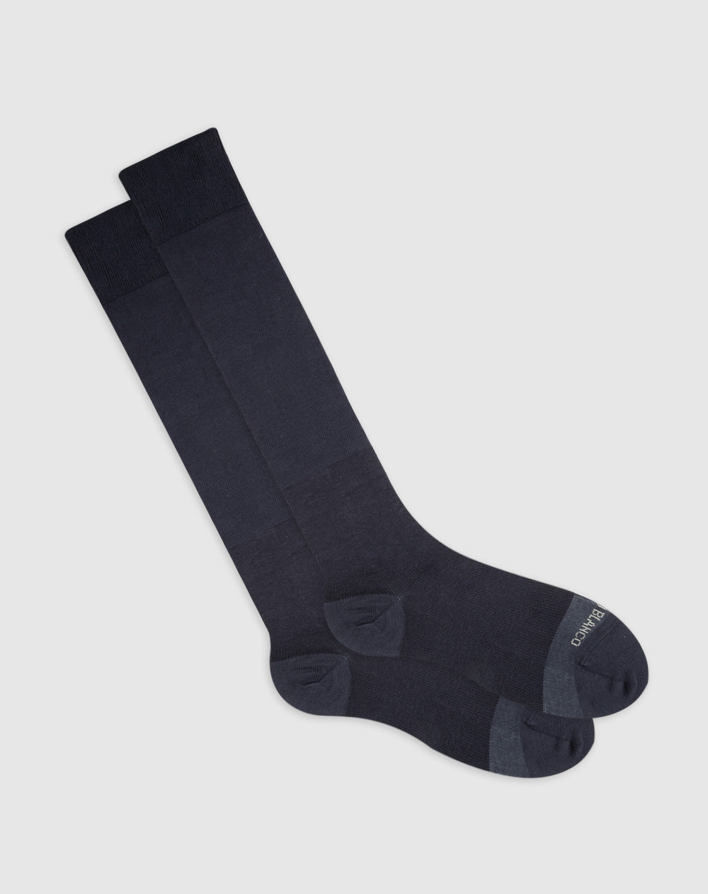 Medias para hombre extra largas en algodón azules
