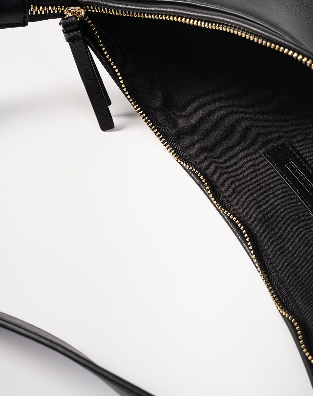 Bolso media luna negro mujer