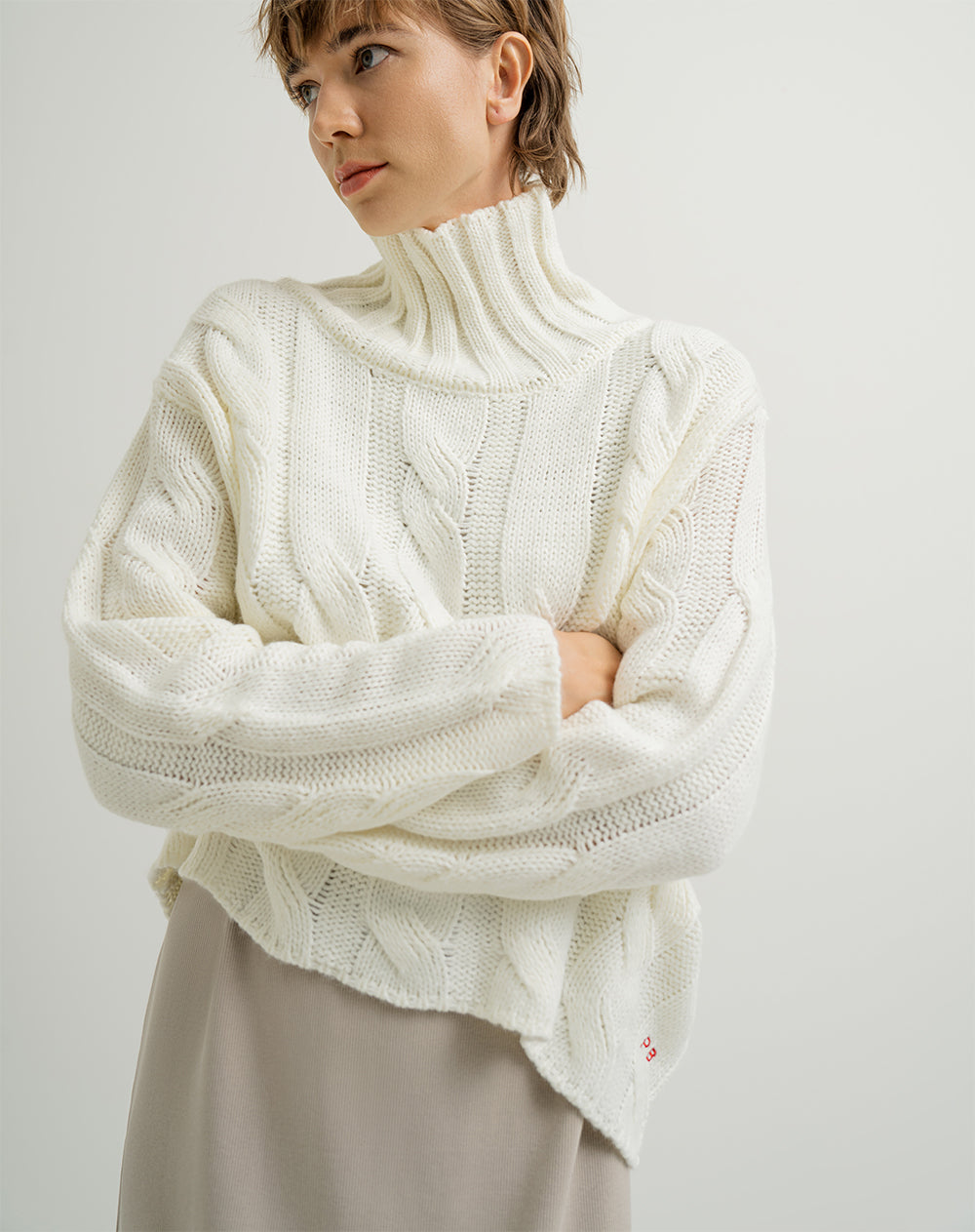 Sacos Buzos De Lana Mujer Saco Tejido Cuello Redondo|Compra Online