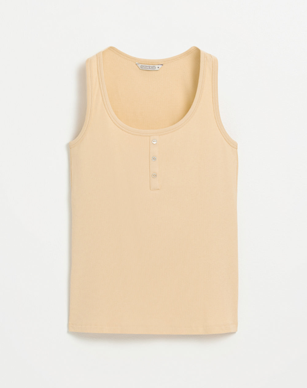 Camiseta esqueleto ajustada algodón amarillo mujer