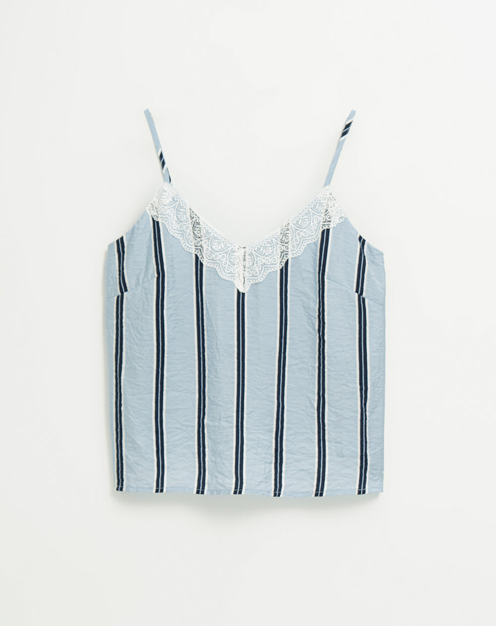 Blusa de pijama mujer azul rayas