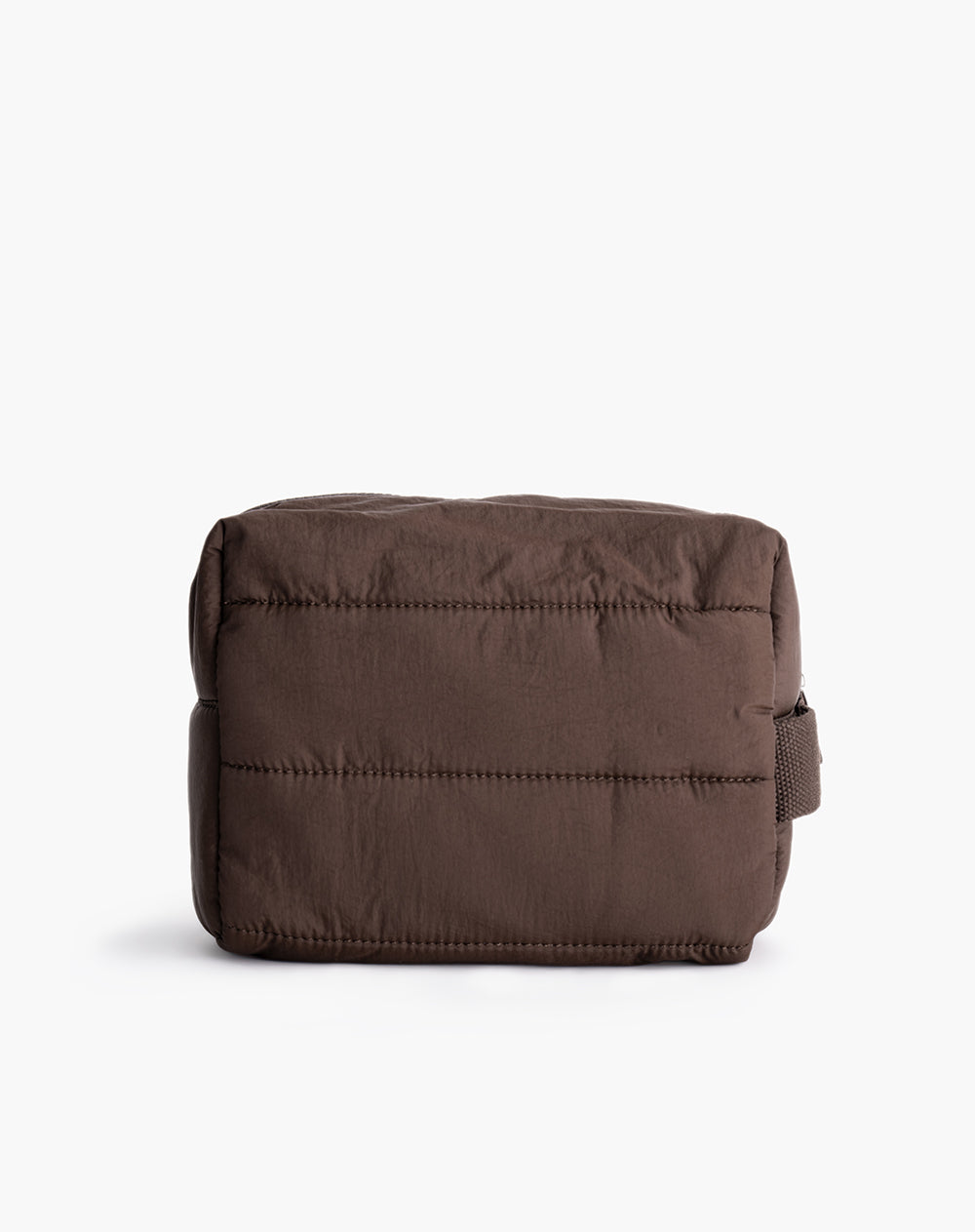 Estuche acolchado café