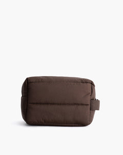 Estuche acolchado café